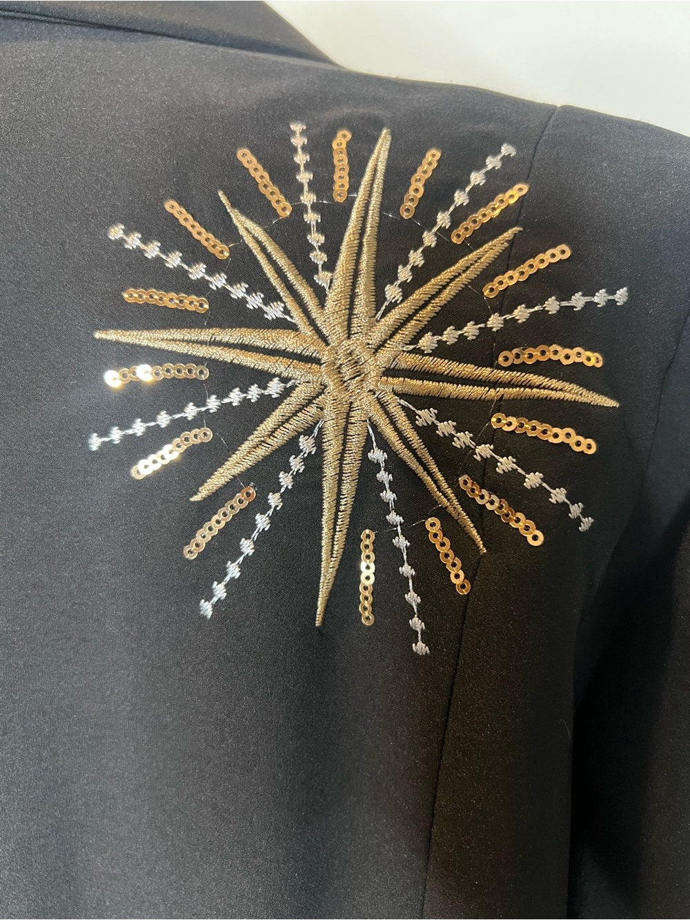 Torrid Black Blazer with Embroidered Accents (Item #120) - Picture 11 of 15
